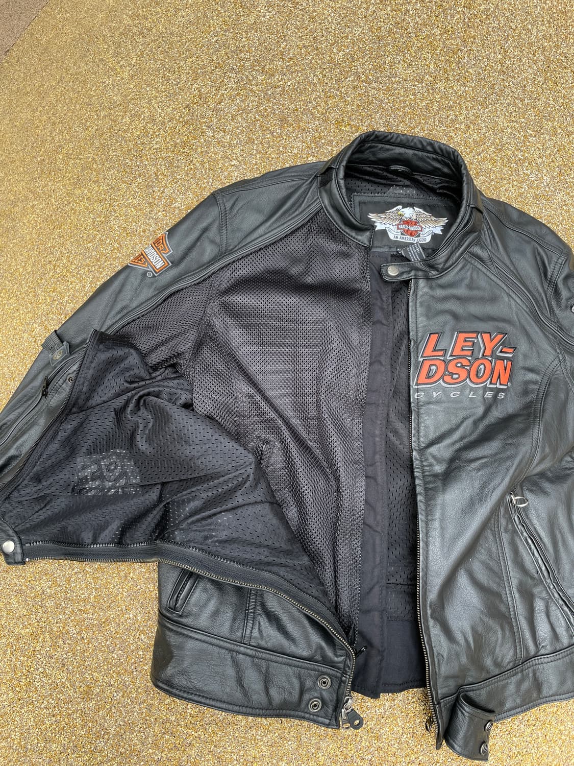 할리데이비슨 가죽 라이더 자켓 상품이미지6