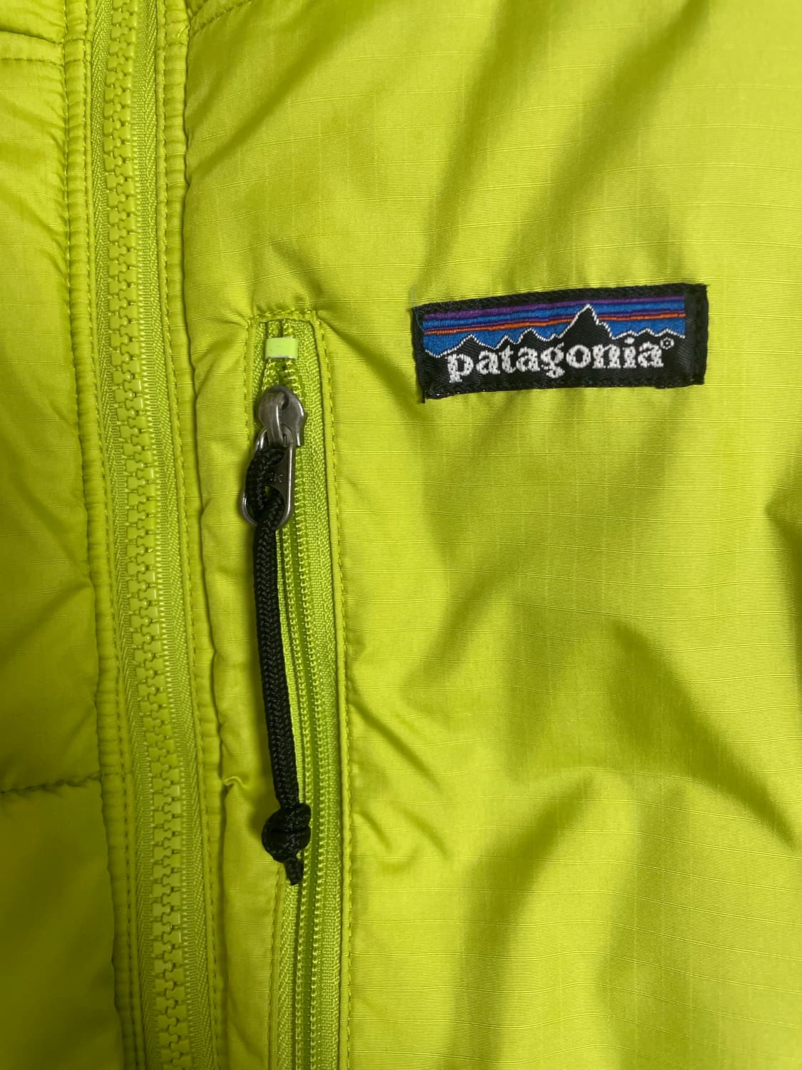 [M] 빈티지 patagonia 파타고니아 2001 다스파카 애시드 그린 상품이미지3