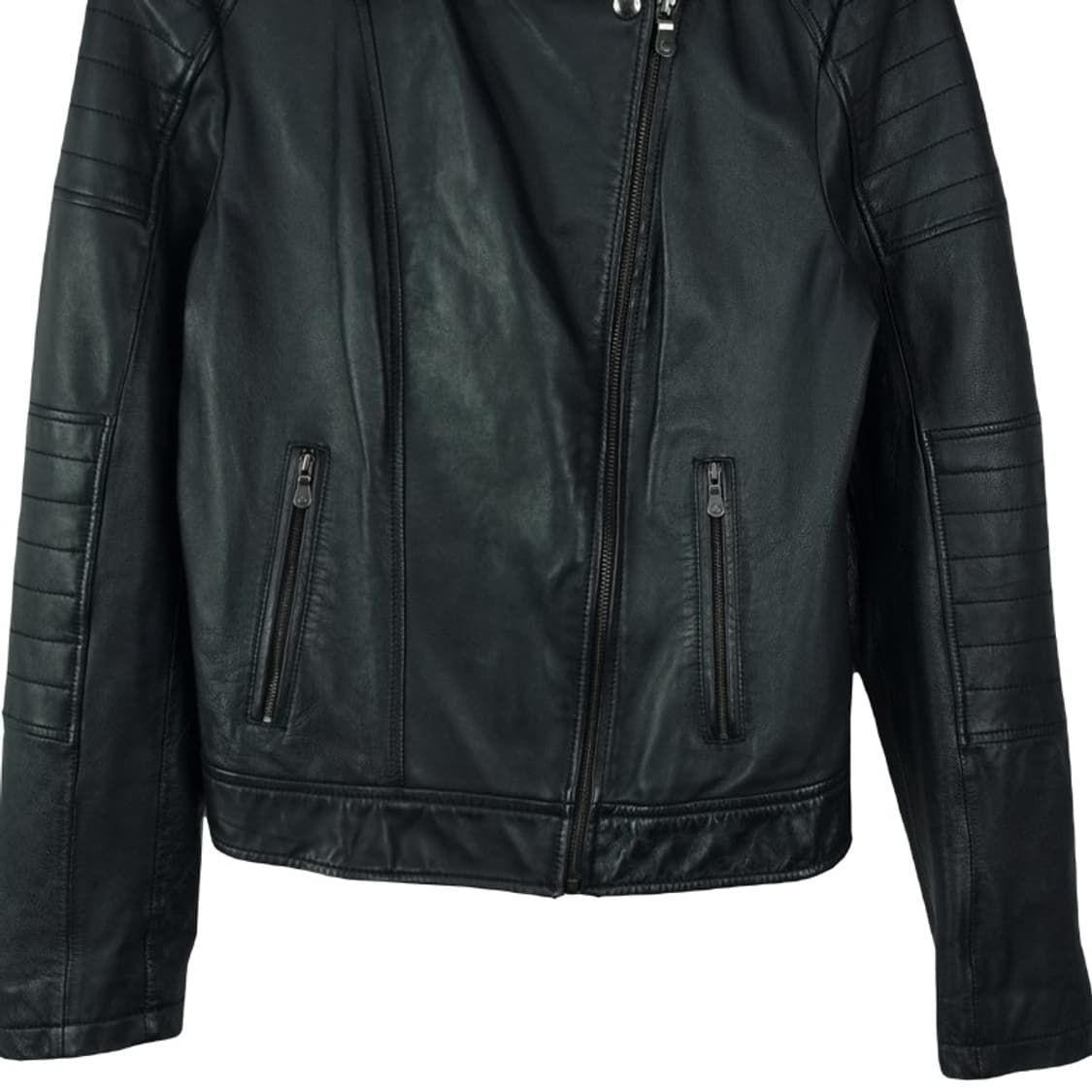 [바나나리퍼블릭] 리얼 램스킨 양가죽 사선 고딕 레더 자켓 M18705 상품이미지5