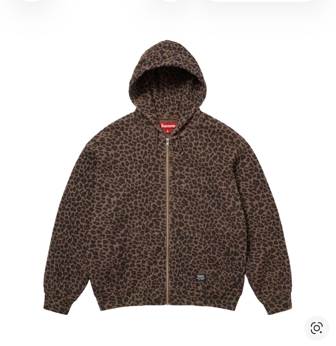 슈프림 써멀 후드집업 레오파드 25ss 상품이미지1