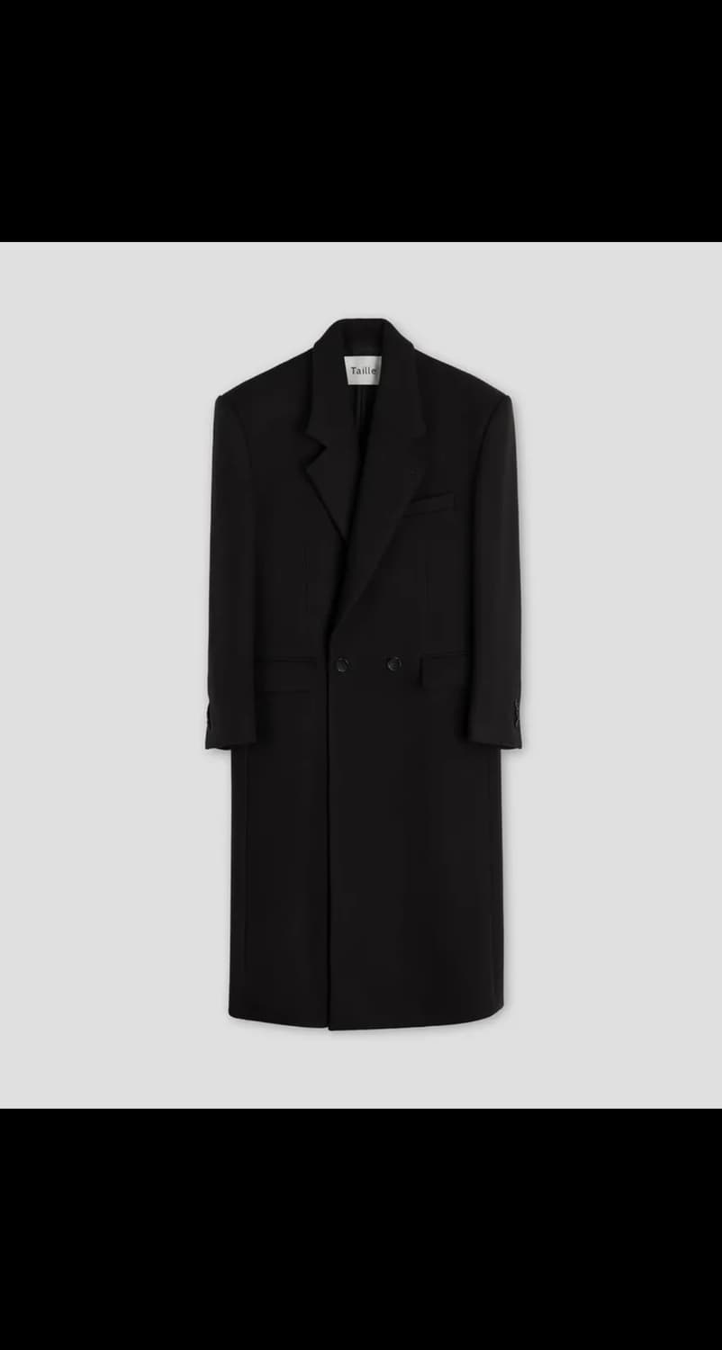 CONVERTIBLE TAILORED COMO COAT BLACK 타일레 상품이미지1