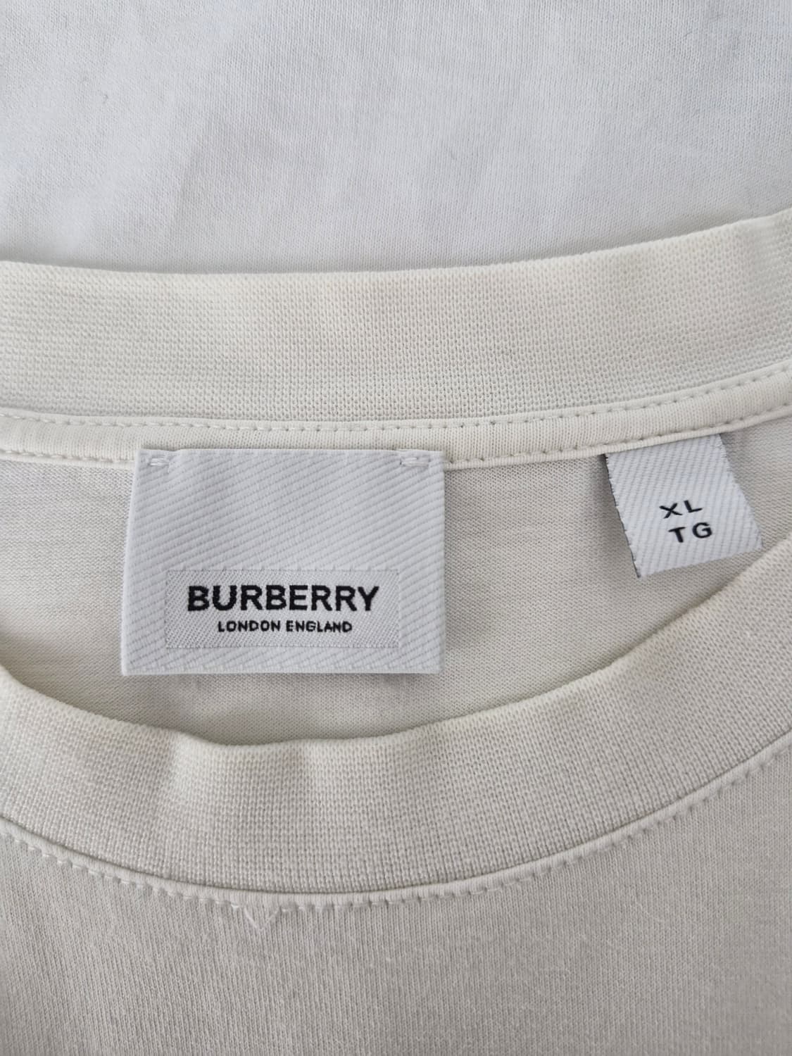 BURBERRY 버버리 19ss 킹덤 로고 티셔츠 화이트 상품이미지6