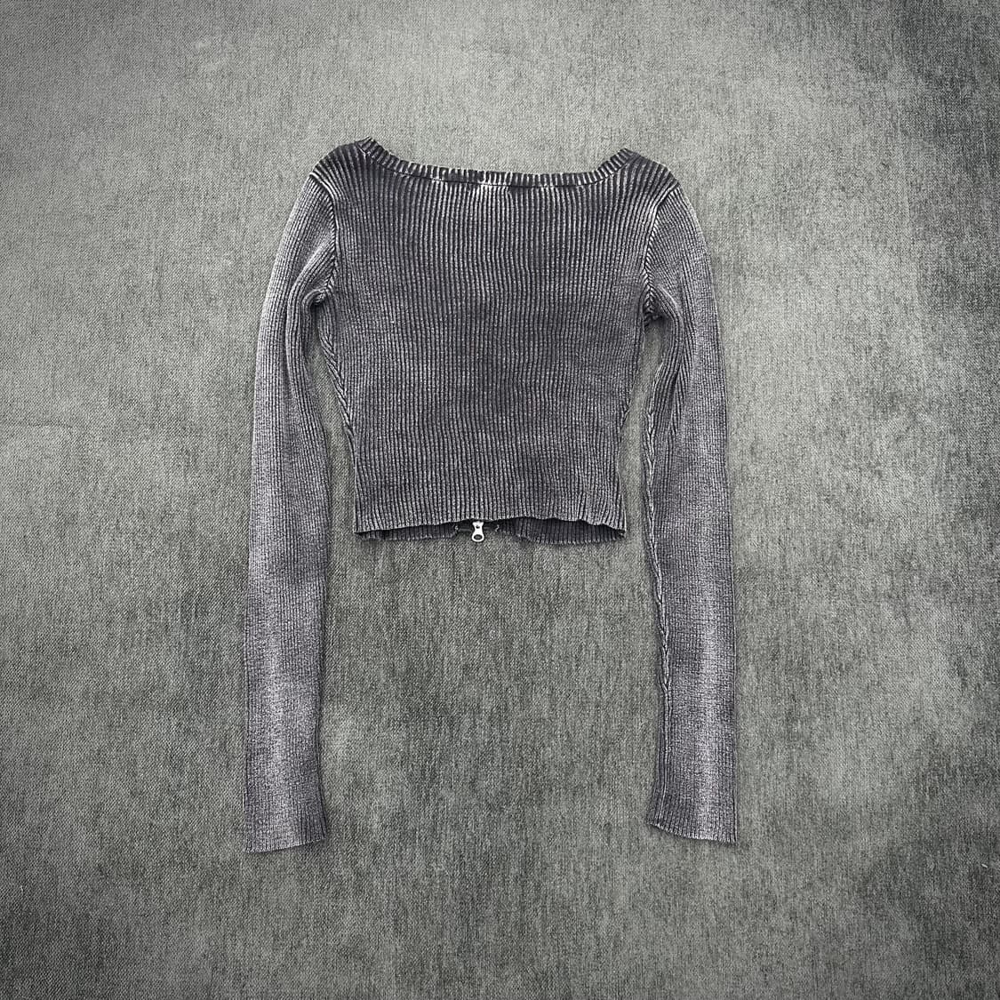 Stone washing 2 way crop jacket 상품이미지5