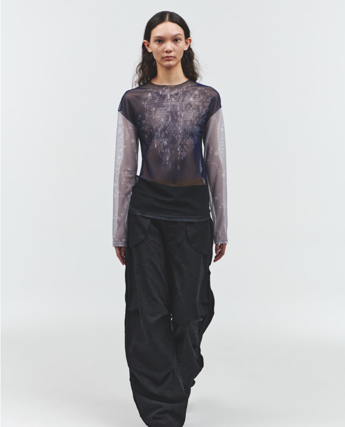 오들리워크샵 Decompose Knee Dart Trousers 상품이미지1