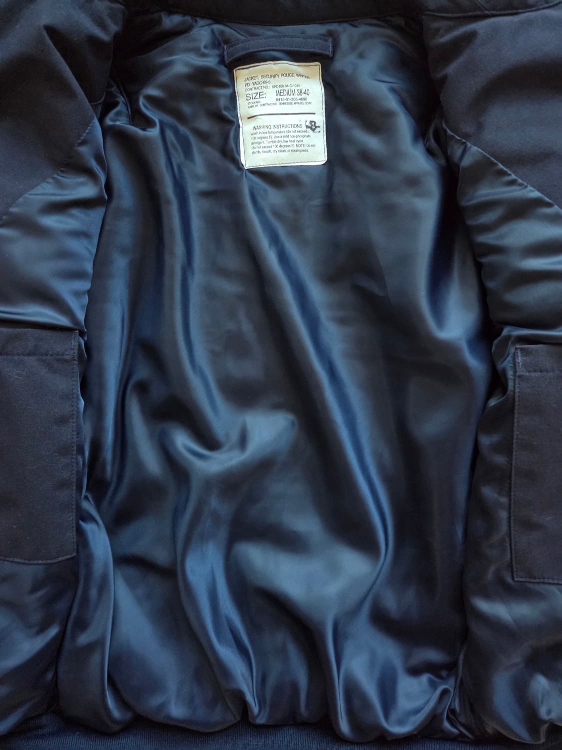 1994 USAF Security Police Winter Jacket 상품이미지5