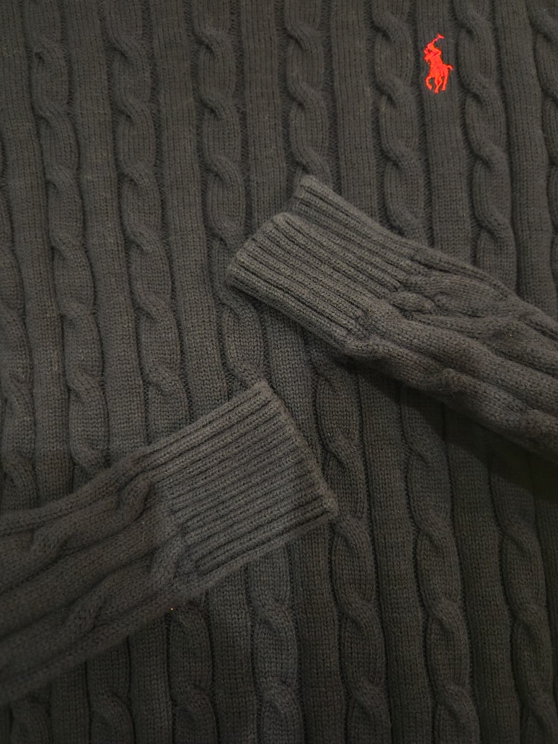 폴로랄프로렌 피마코튼 네이비니트s 상품이미지5