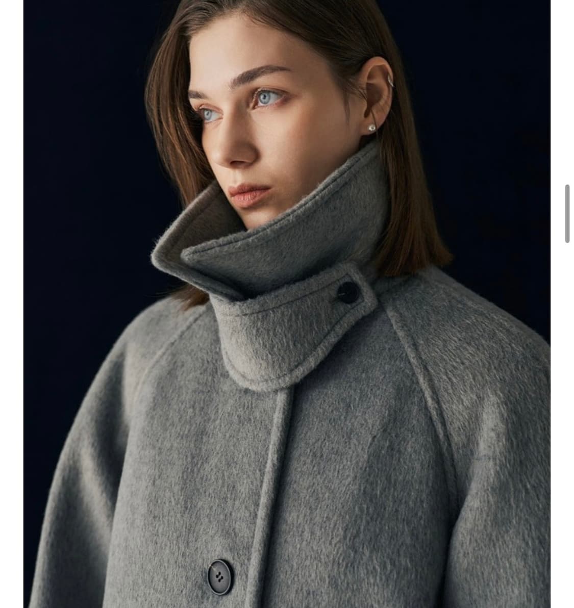 제너럴아이디어 울블렌드 발마칸코트 여성 M사이즈66-77 상품이미지2