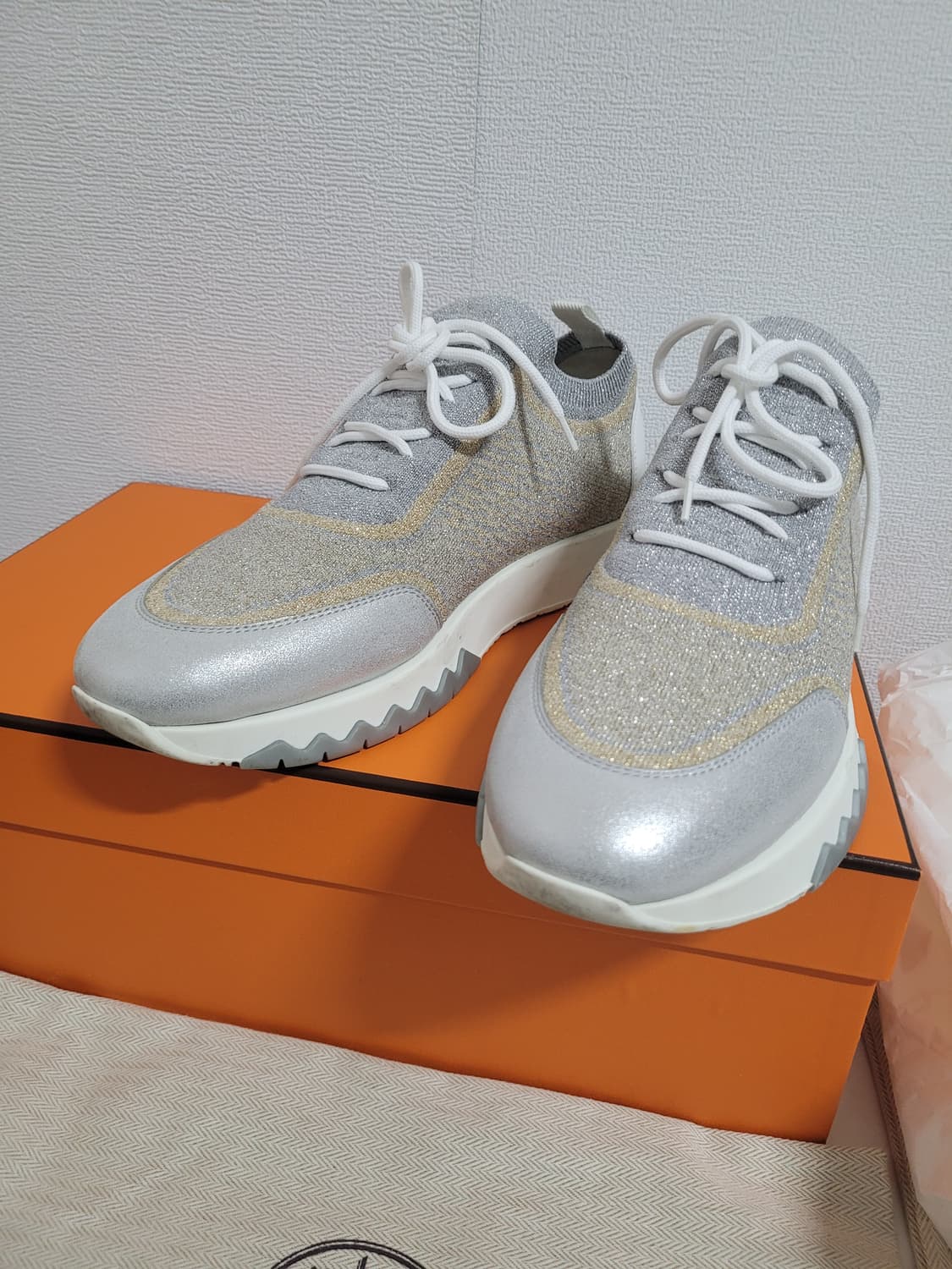 에르메스 실버 펄 어딕트 스키커즈 상품이미지4