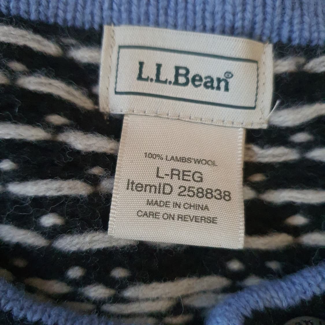 L.L.Bean노르딕 패턴 니트 가디건 no.36 상품이미지4