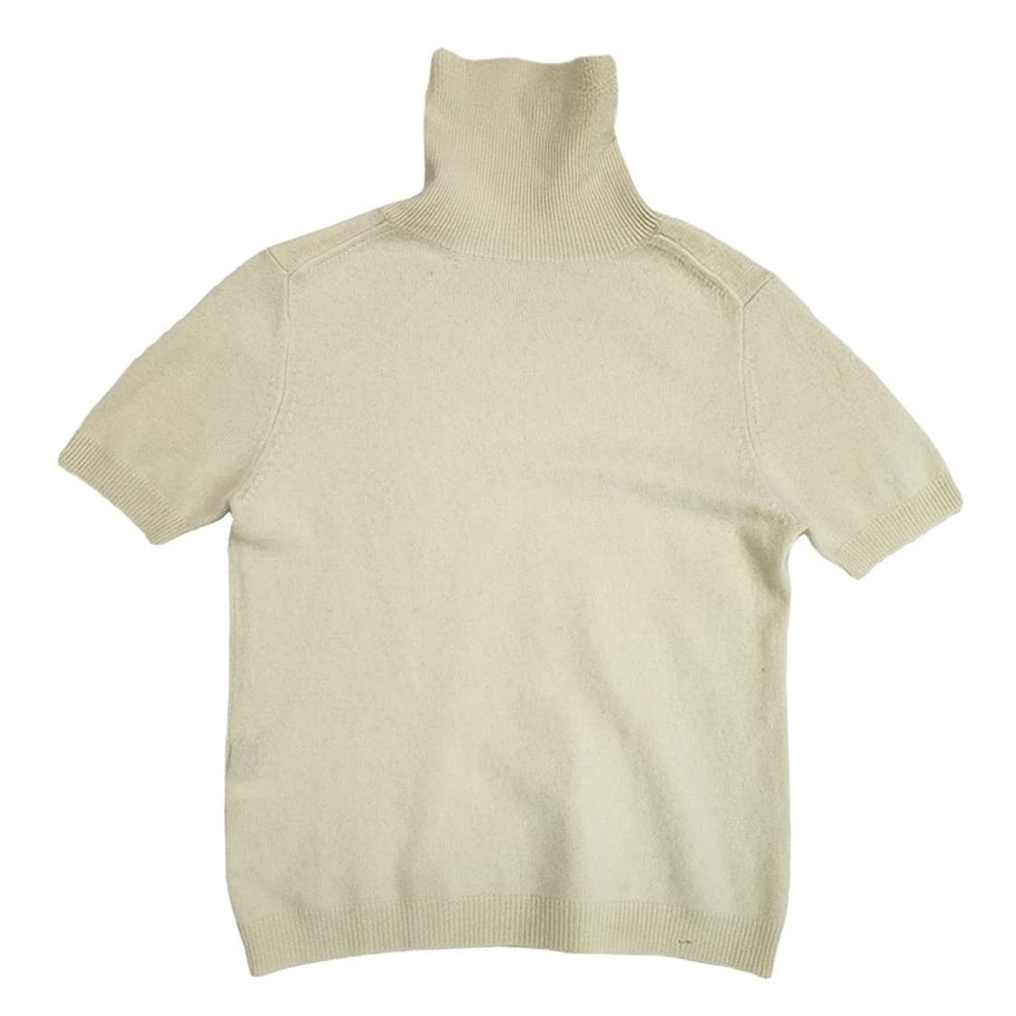 터틀넥 100% 캐시미어 반팔 니트 상품이미지1