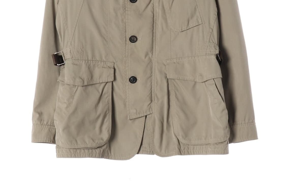 TIME 베이지 사이드 버클 사파리 자켓 L 상품이미지5