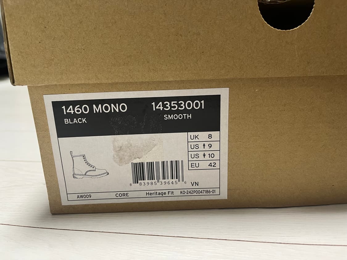 닥터마틴 1460 모노 스무스(1435001) 260 사이즈 상품이미지8