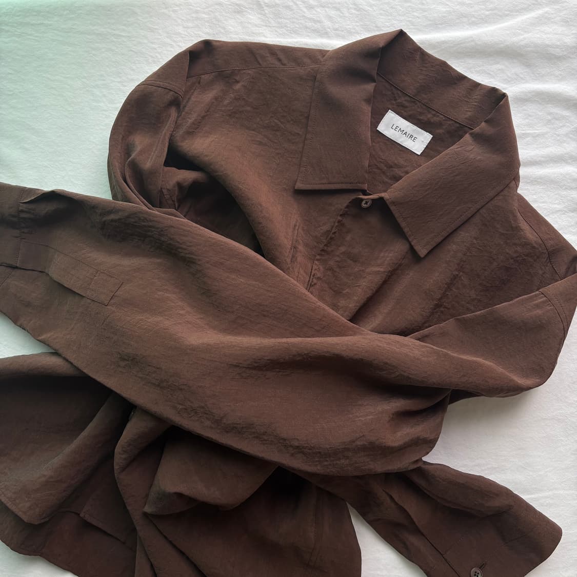 [50] 르메르 드라이실크 셔츠 브라운 상품이미지2