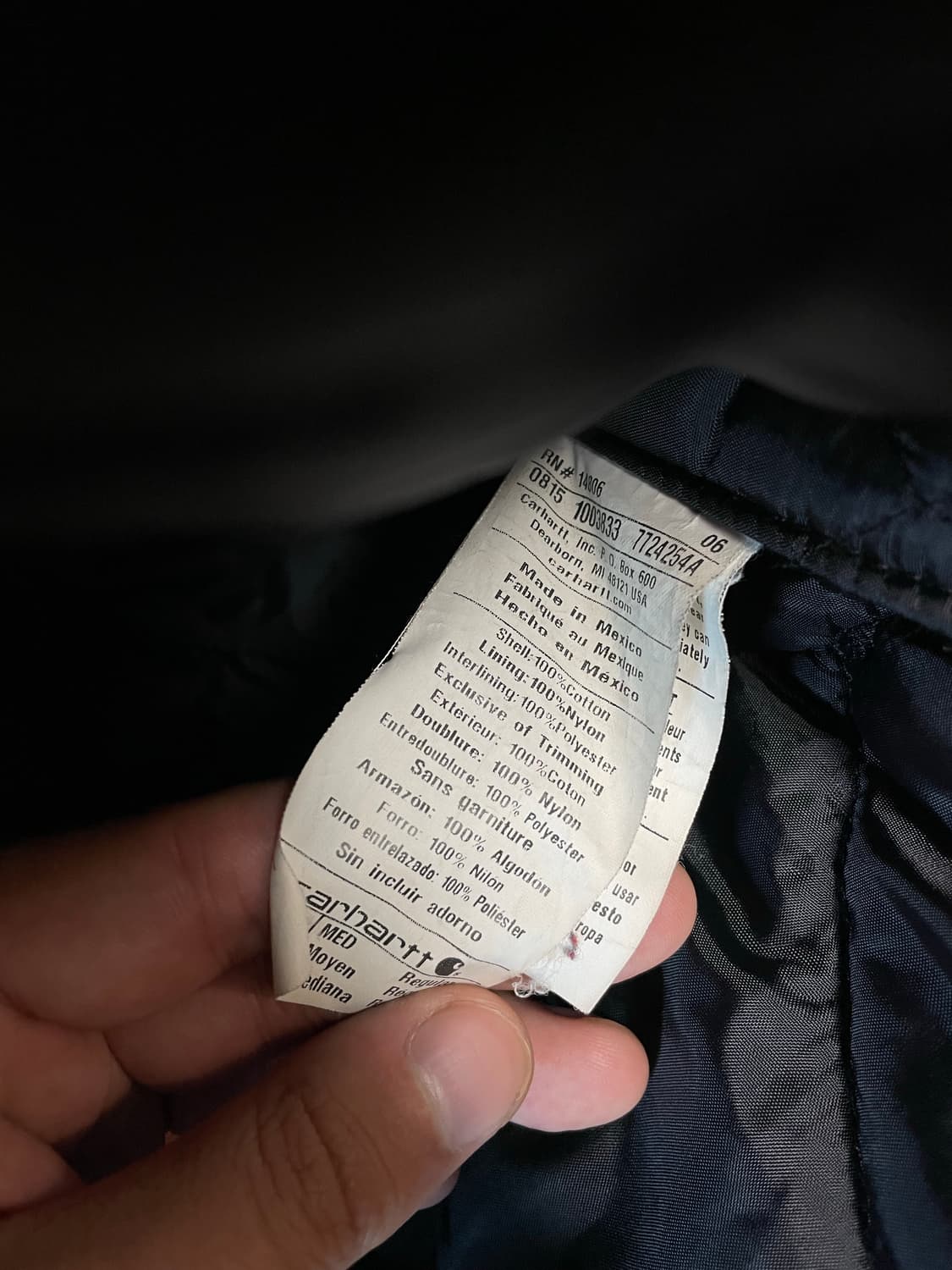 칼하트 덕캔버스 베스트 m  상품이미지4