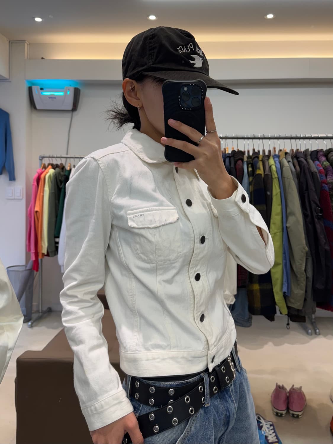 프라다 우먼스 트러커 자켓 상품이미지7