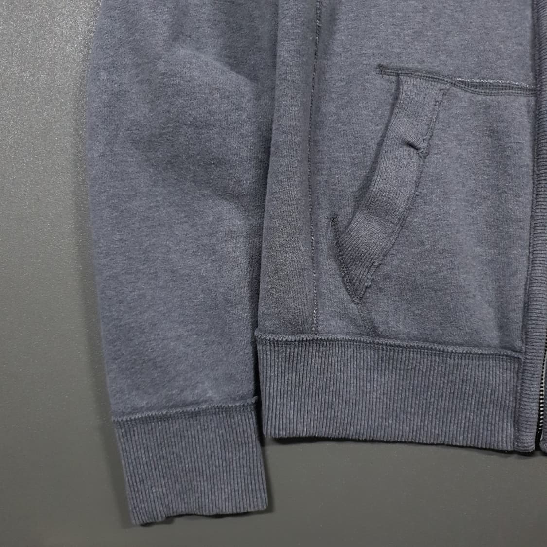 M) 아베크롬비 대장급 희귀 센터 로고 후드집업 회파 블루 그레이 챠콜 상품이미지4