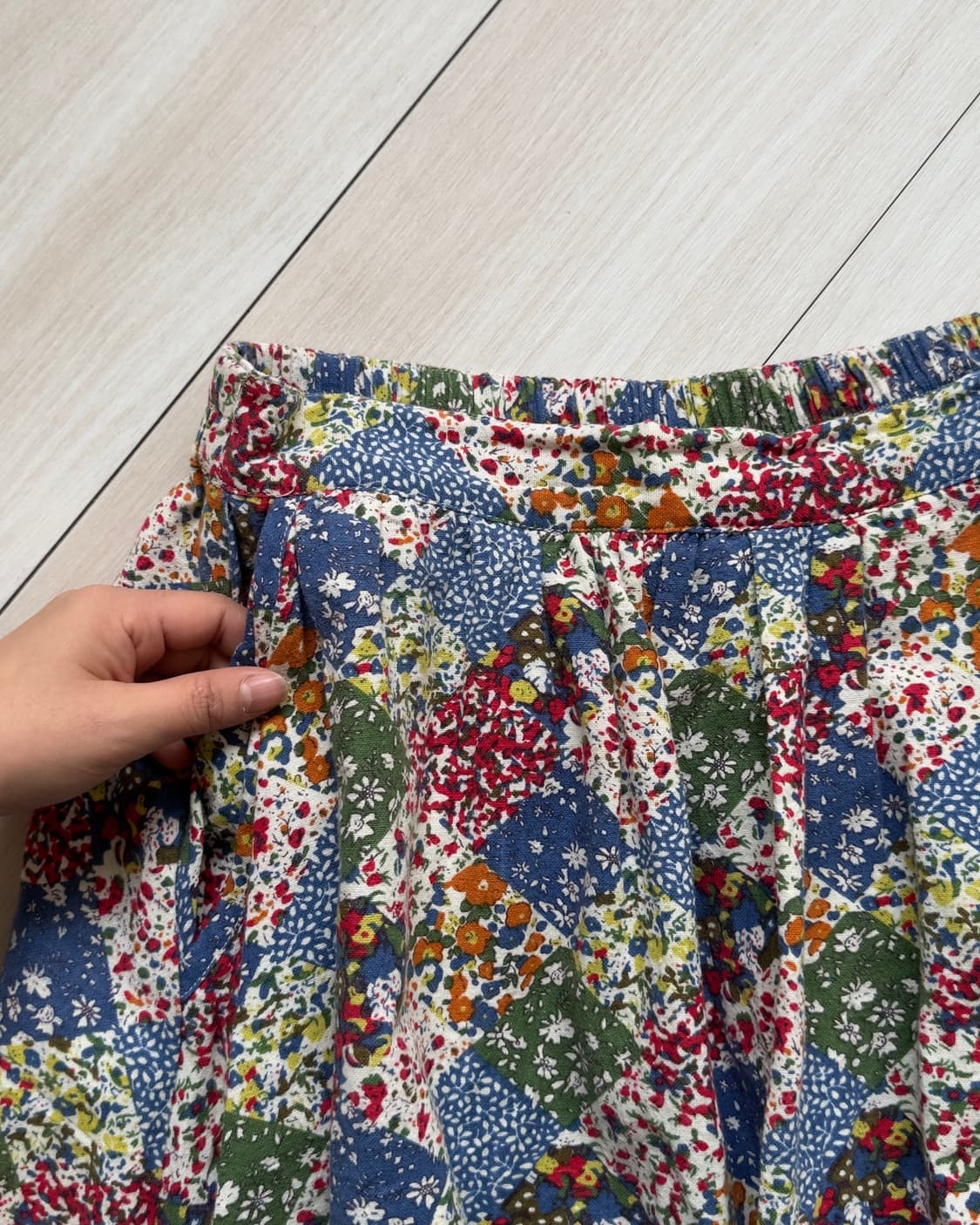 [TITICACA] Floral Patton Skirt 상품이미지2