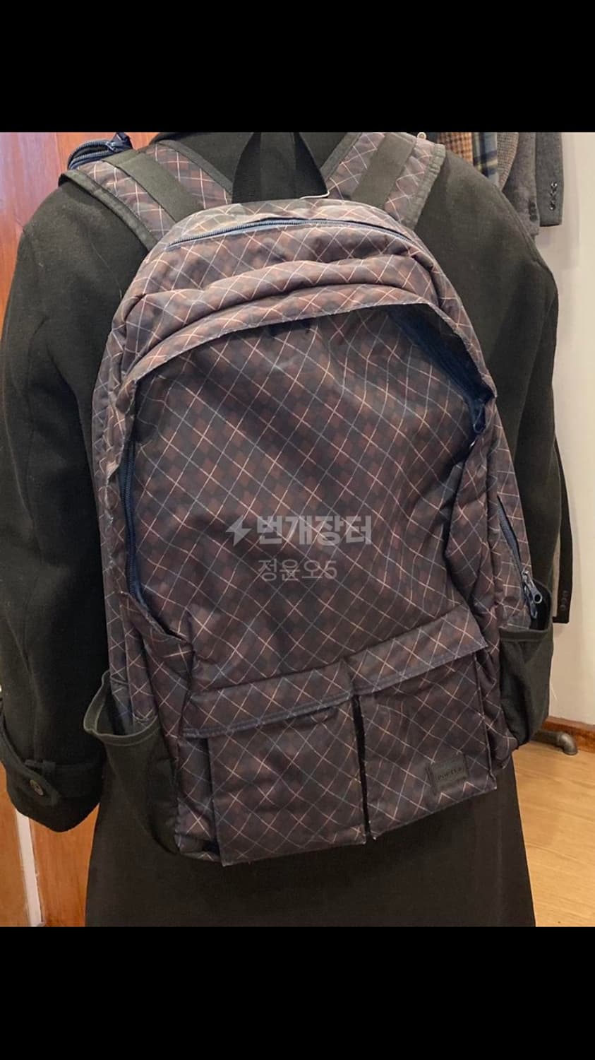 포터 체크 백팩 상품이미지2
