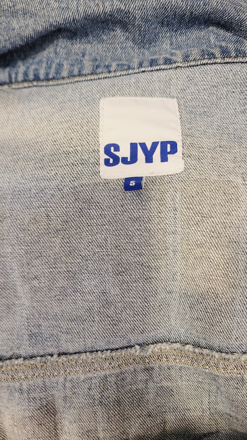 SJYP 레터링 데님자켓 상품이미지2