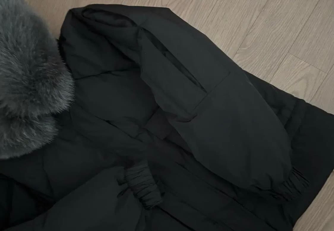 그냥 새옷상태 에고이스트 사가퍼 숏패딩 블랙 55(66가능) 상품이미지8