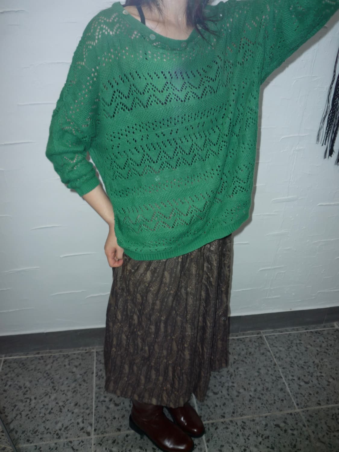 hippyish brown skirt 상품이미지4