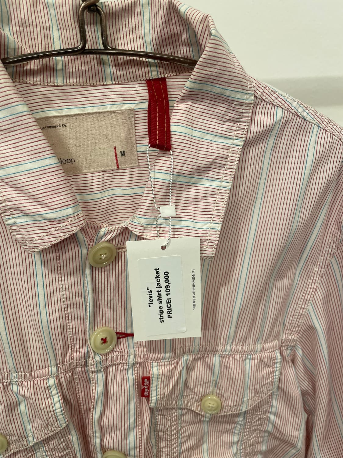 levis stripe shirt jacket 상품이미지2