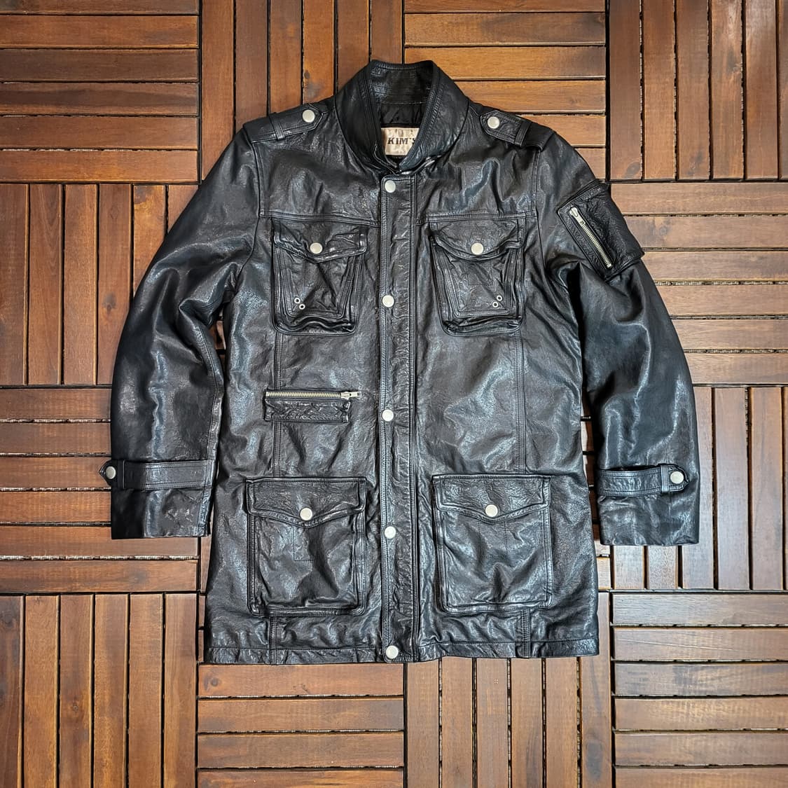 KIM'S 레더 자켓 (OS) 상품이미지1
