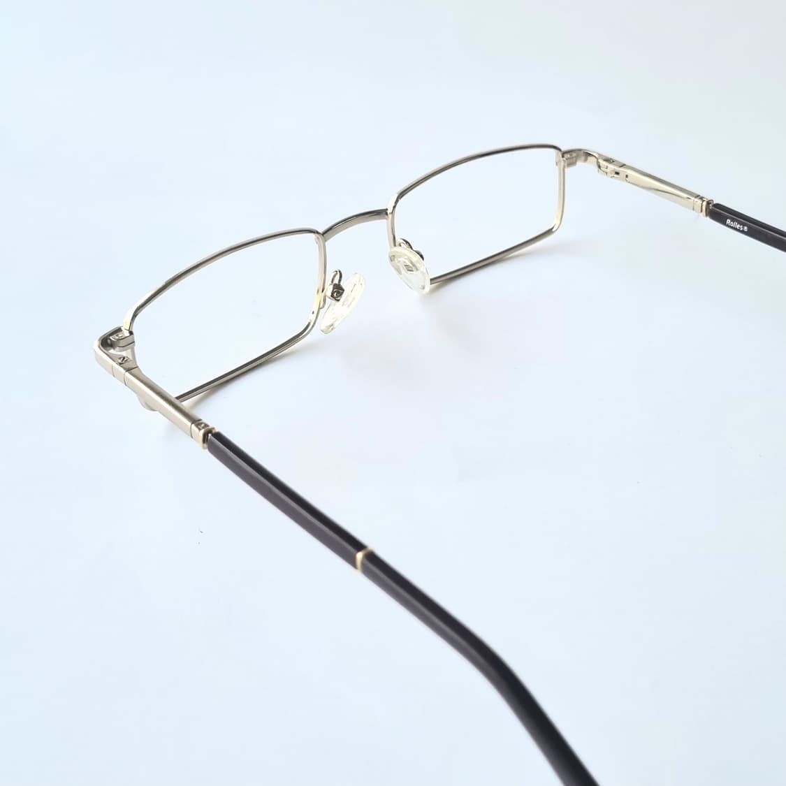 데드스탁 골드 슬림 렉탱글 메탈 안경테 743 상품이미지3