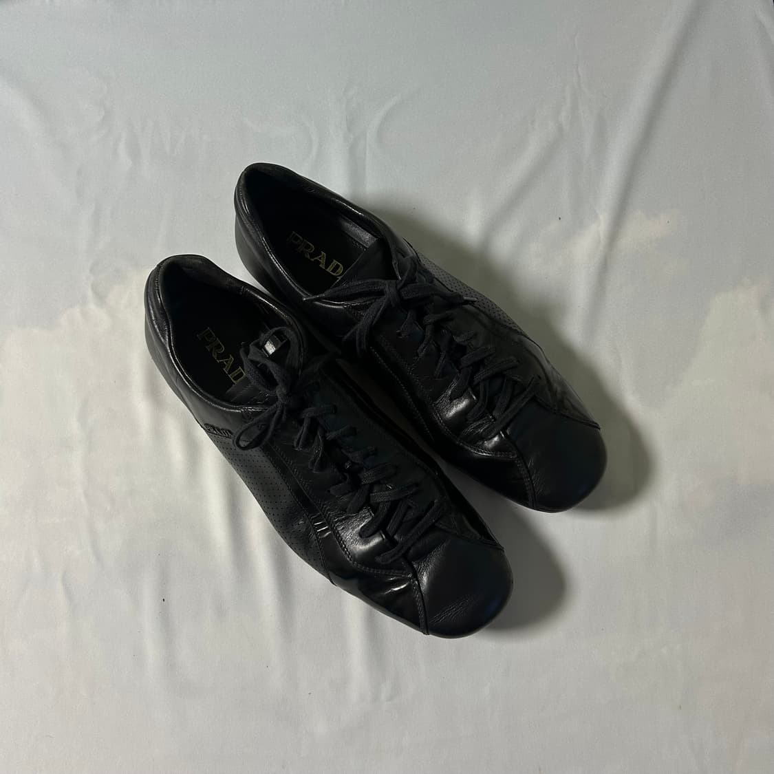 Prada leather flat sneakers 상품이미지2