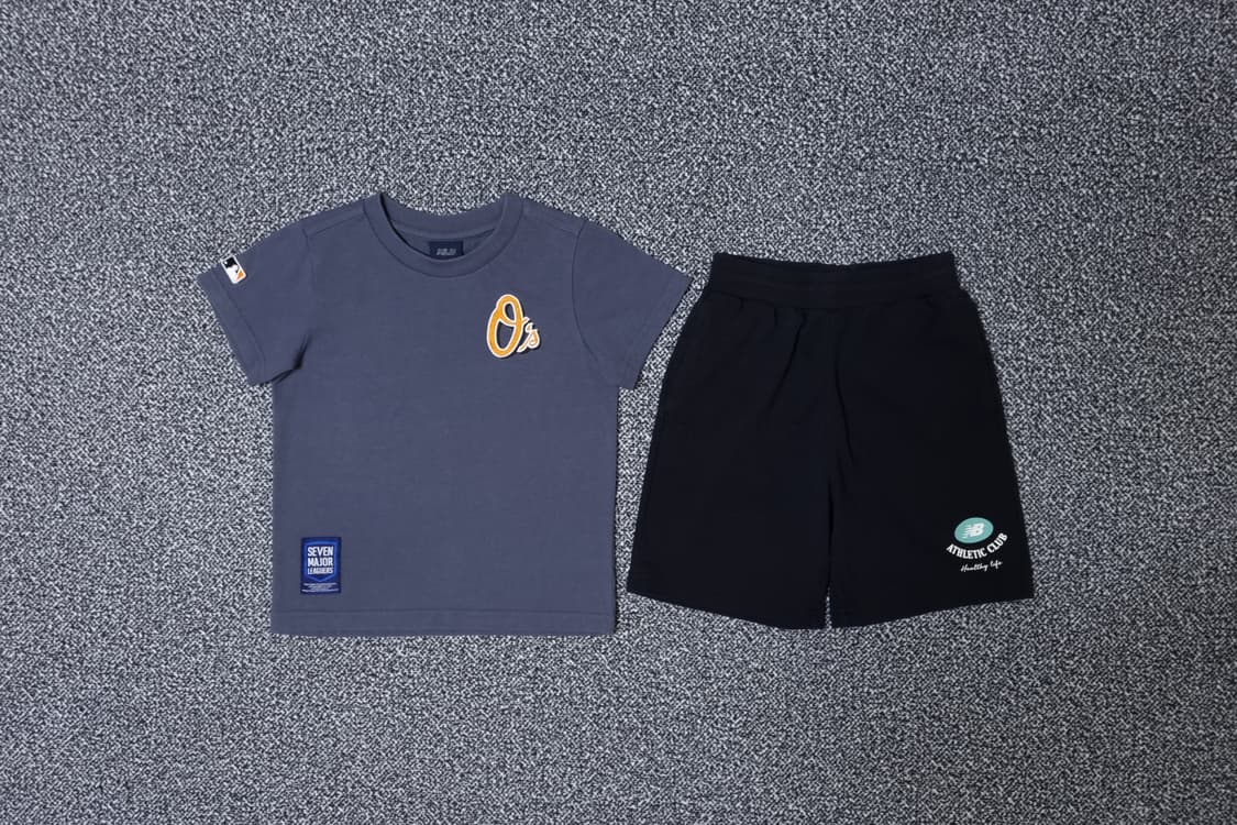 [무료배송][120]MLB 키즈 반팔티 뉴발란스 키즈 반바지 일괄판매 상품이미지1