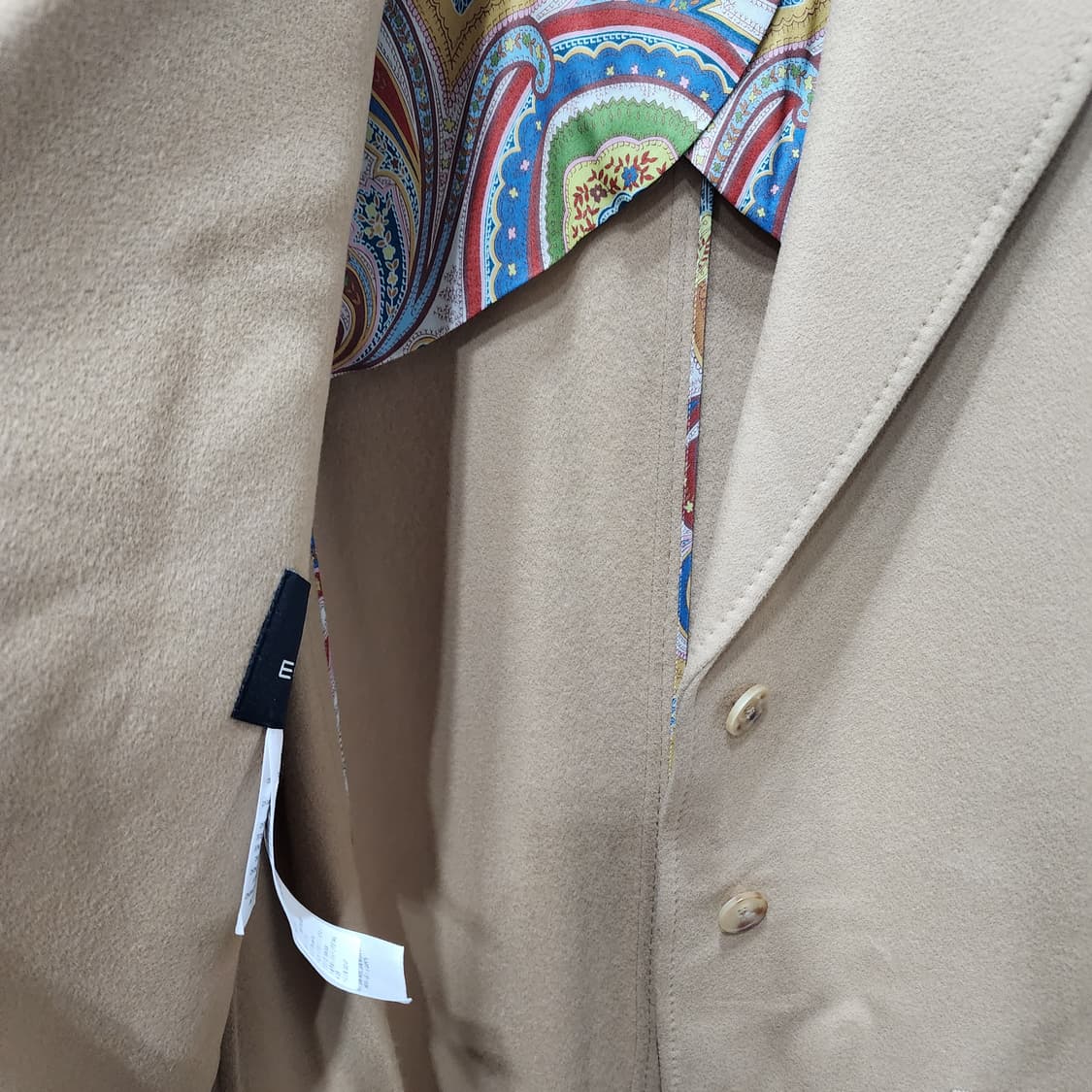 에트로 울 롱 코트 42사이즈 새제품284만->60만 상품이미지7