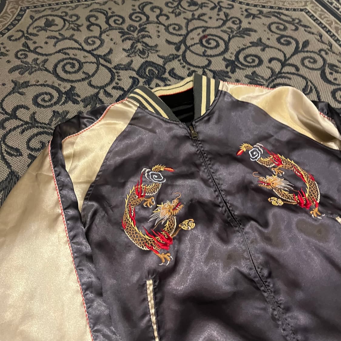 빈티지 리버서블 스카쟌 자켓/W2541 상품이미지2