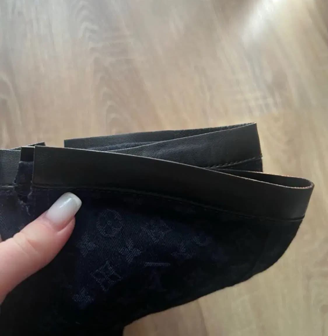 루이비통 모노그램 패턴 데님수트(코튼/디테일-레더)34 사이즈-해외발송 상품이미지10