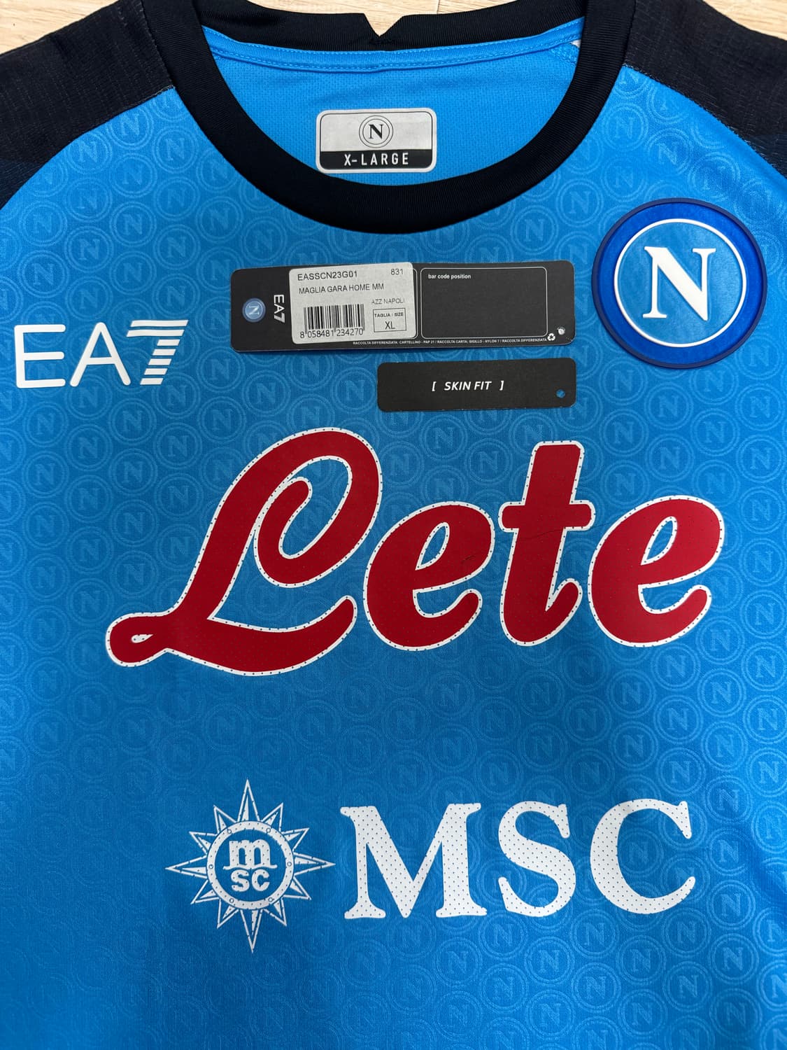 22-23 나폴리 홈 어센틱 정품 흐비차 크바라츠헬리아 유니폼 상품이미지6