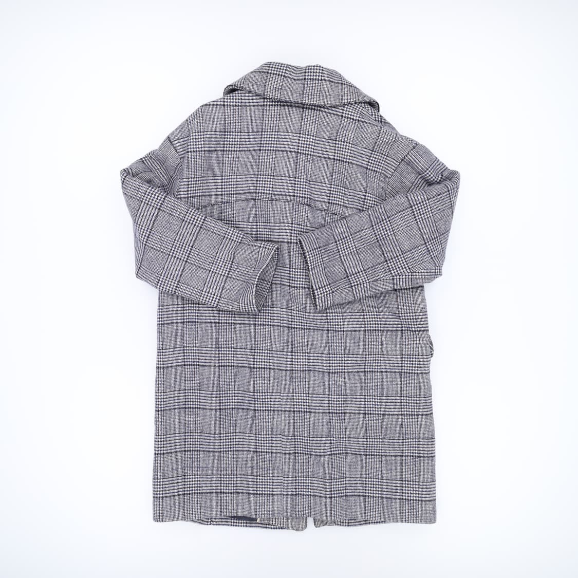 [95] 빈폴 울 캐시미어 체크 코트 1103HR2 상품이미지2