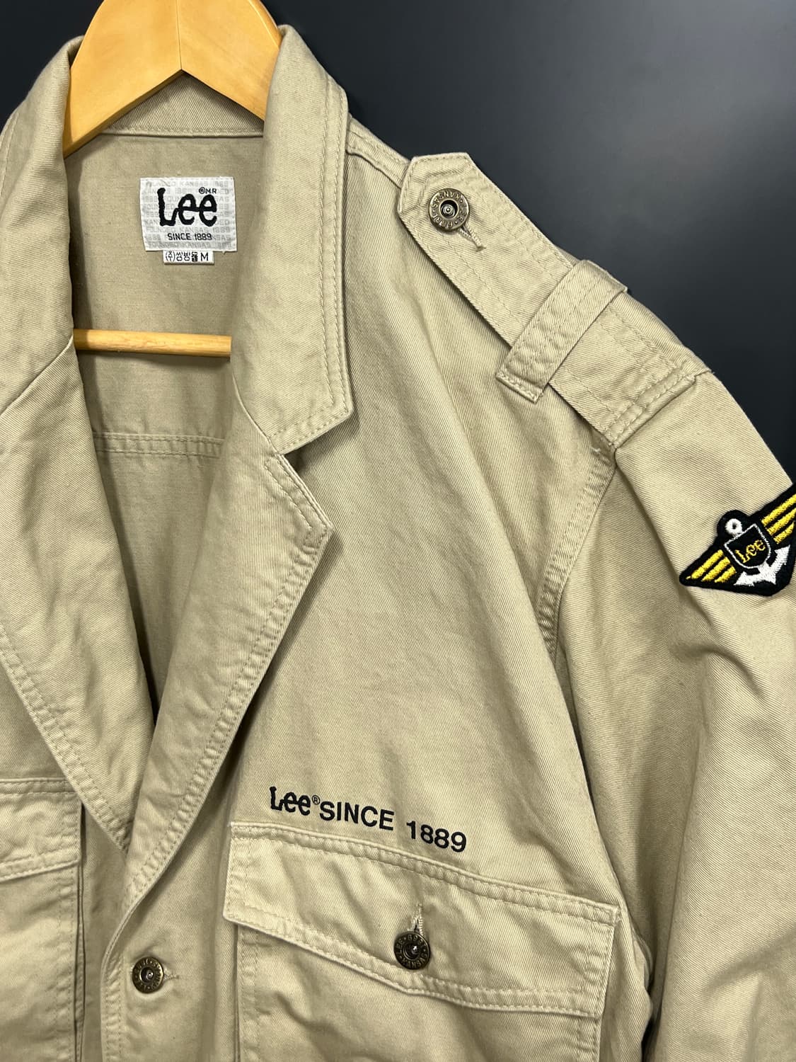 Lee 리 쌍방울 90s 빈티지 A-2 코튼 자켓 상품이미지3