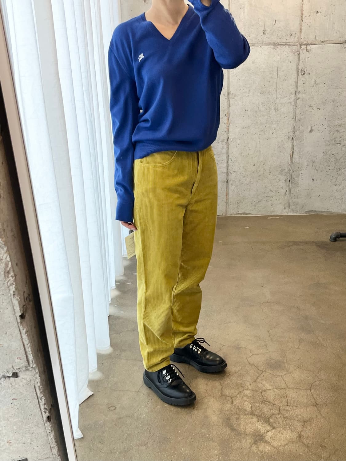 버버리 로고 롱슬리브 블루 상품이미지2