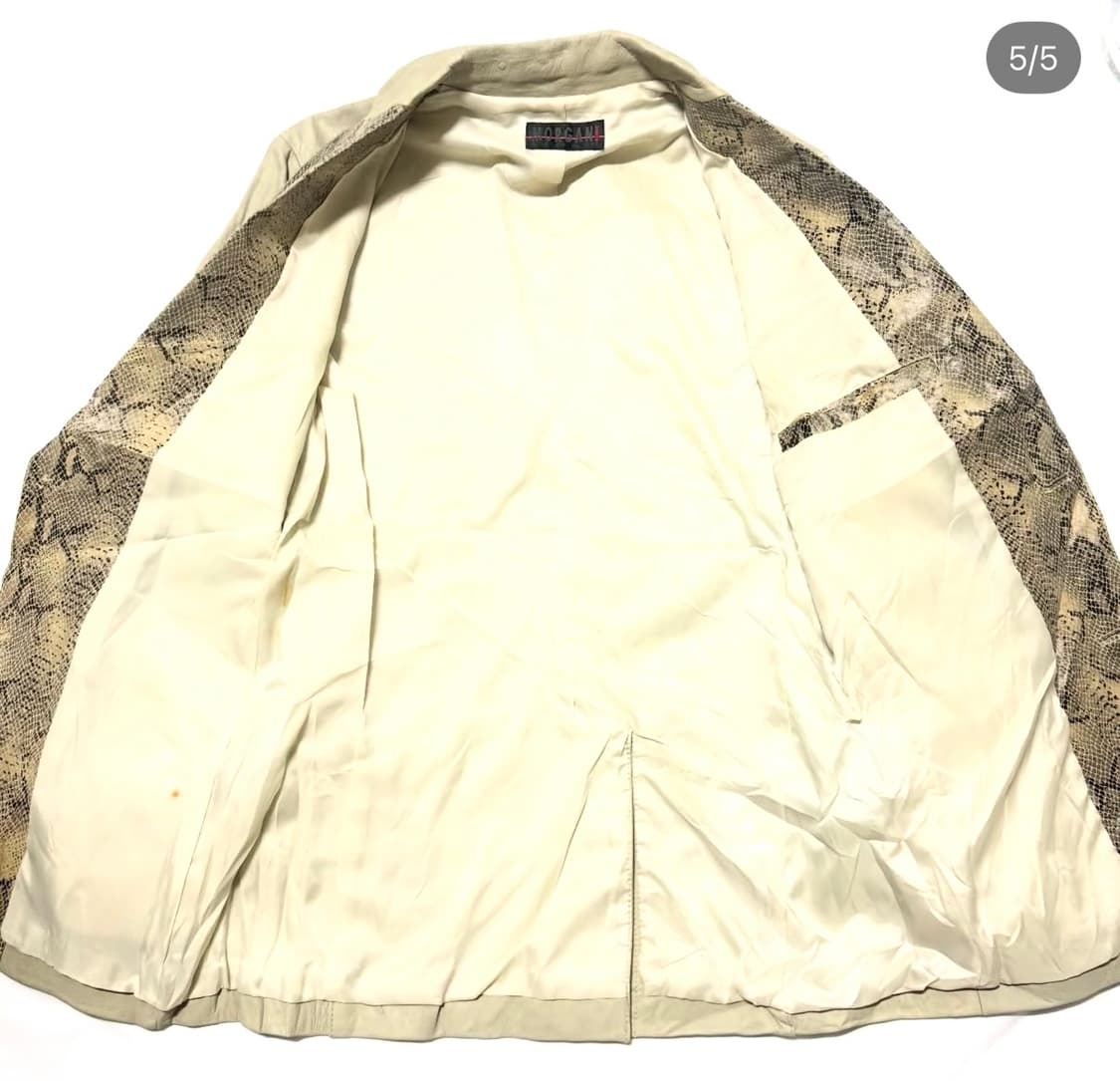 Morgan - 레더 블레이저 자켓 상품이미지5