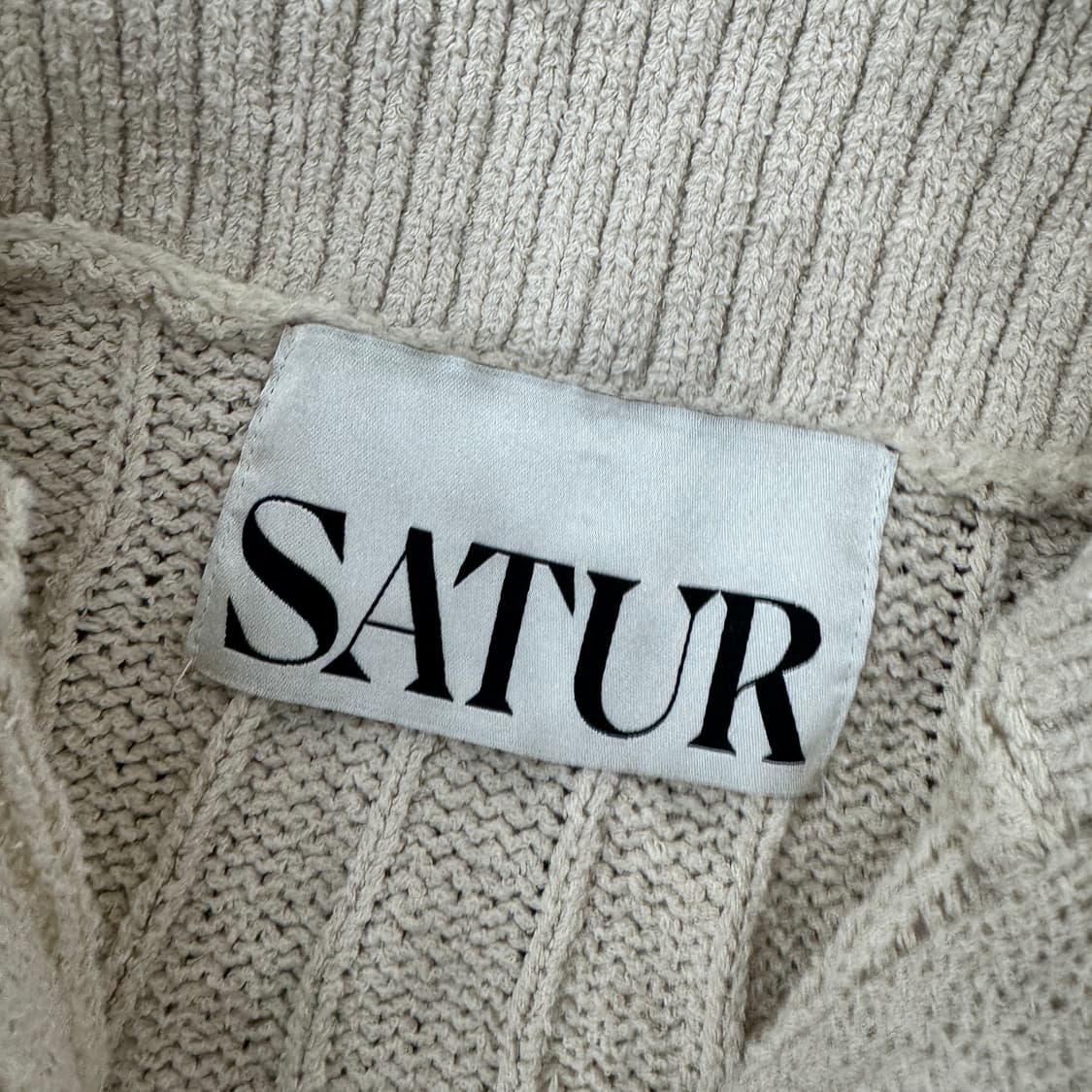 여성용 WS SATUR 세터 파로 부클 니트 집업  상품이미지8