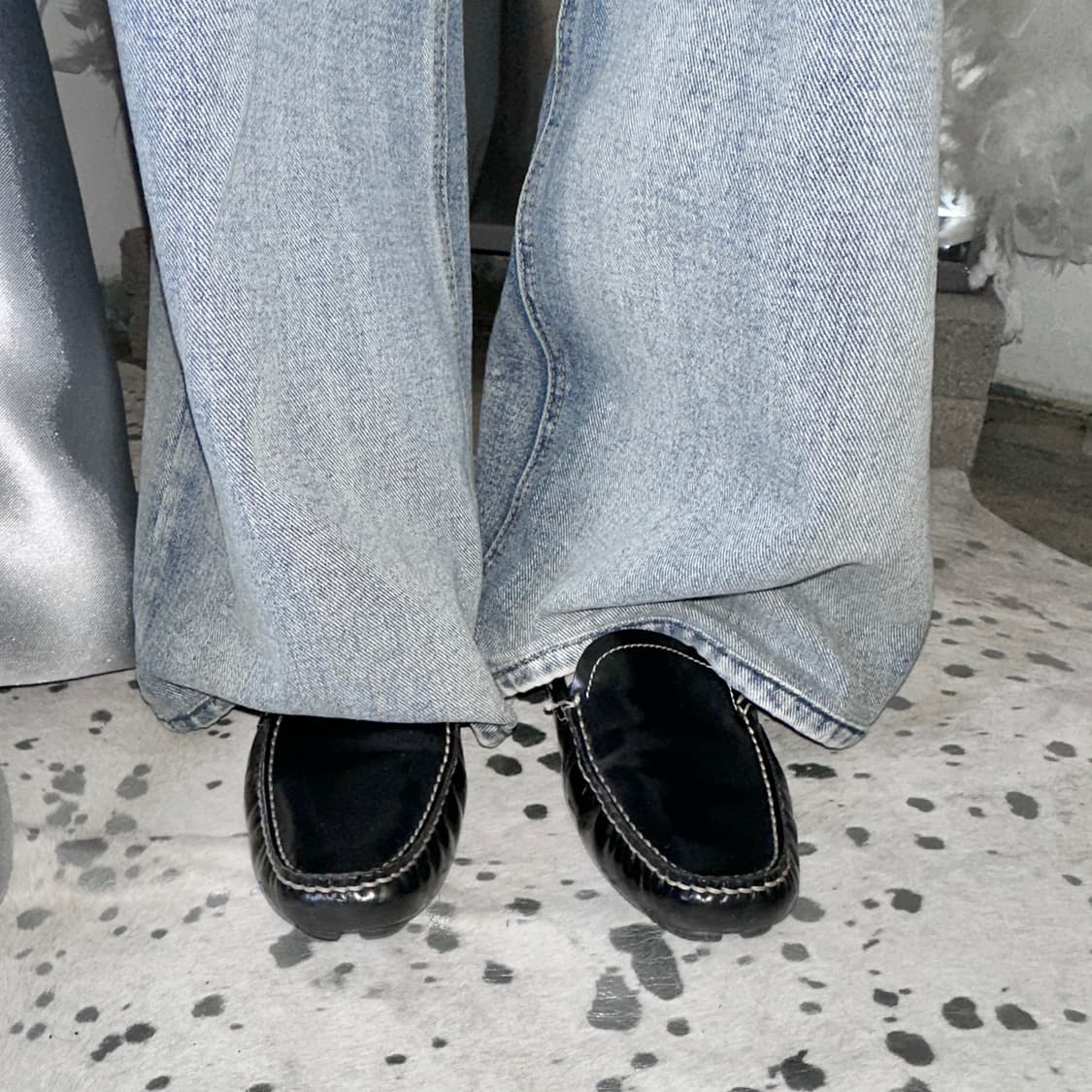 00s 빈티지 프라다 스포츠 스티치 로퍼 상품이미지8