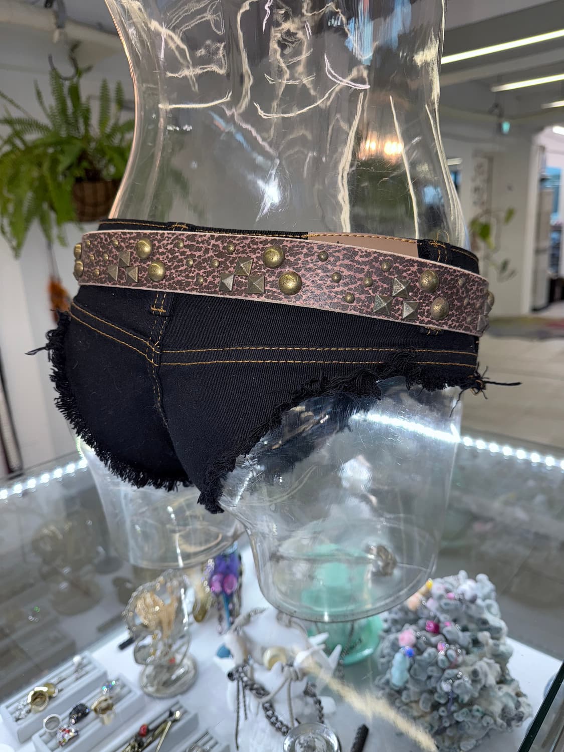 multi leather stud belt 상품이미지3