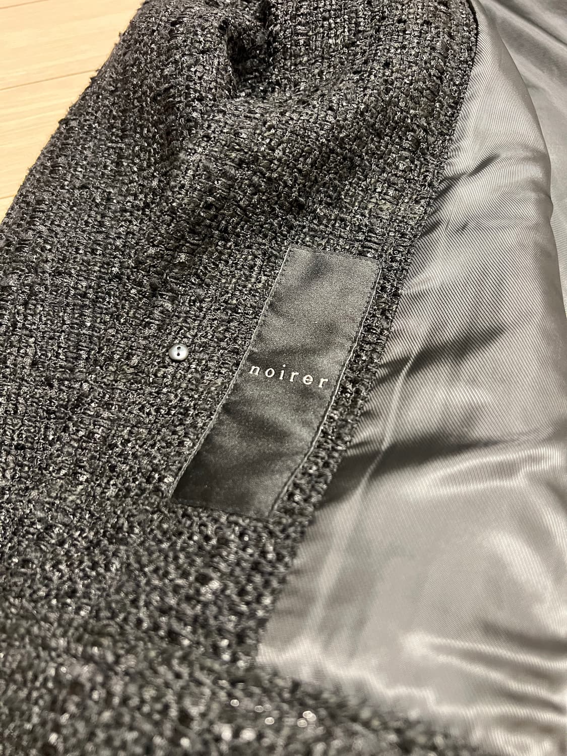 noirer 트위드 크롭 자켓 블랙 / 52 상품이미지8