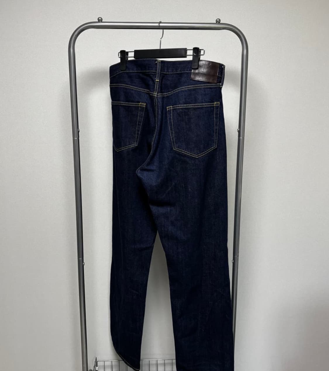 M) yoko sakamoto 요코 사카모토 데님 스트레이트 팬츠 인디고 상품이미지4