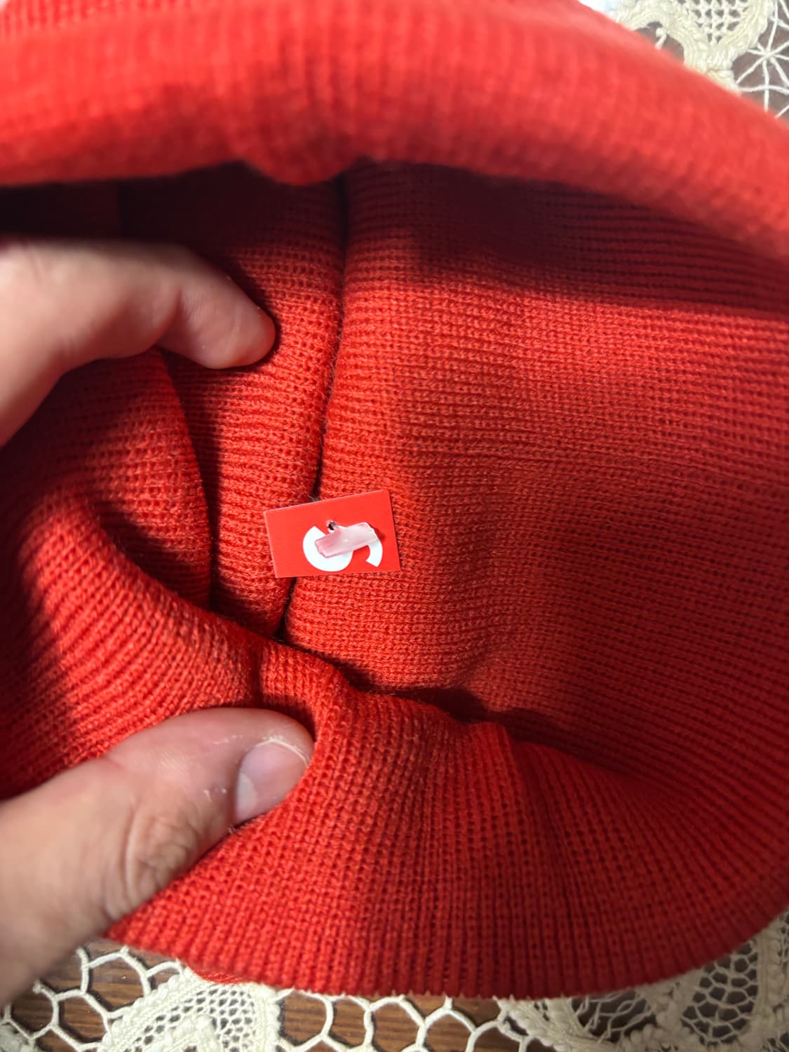 슈프림 x 챔피온 3D 메탈릭 로고 비니 상품이미지3