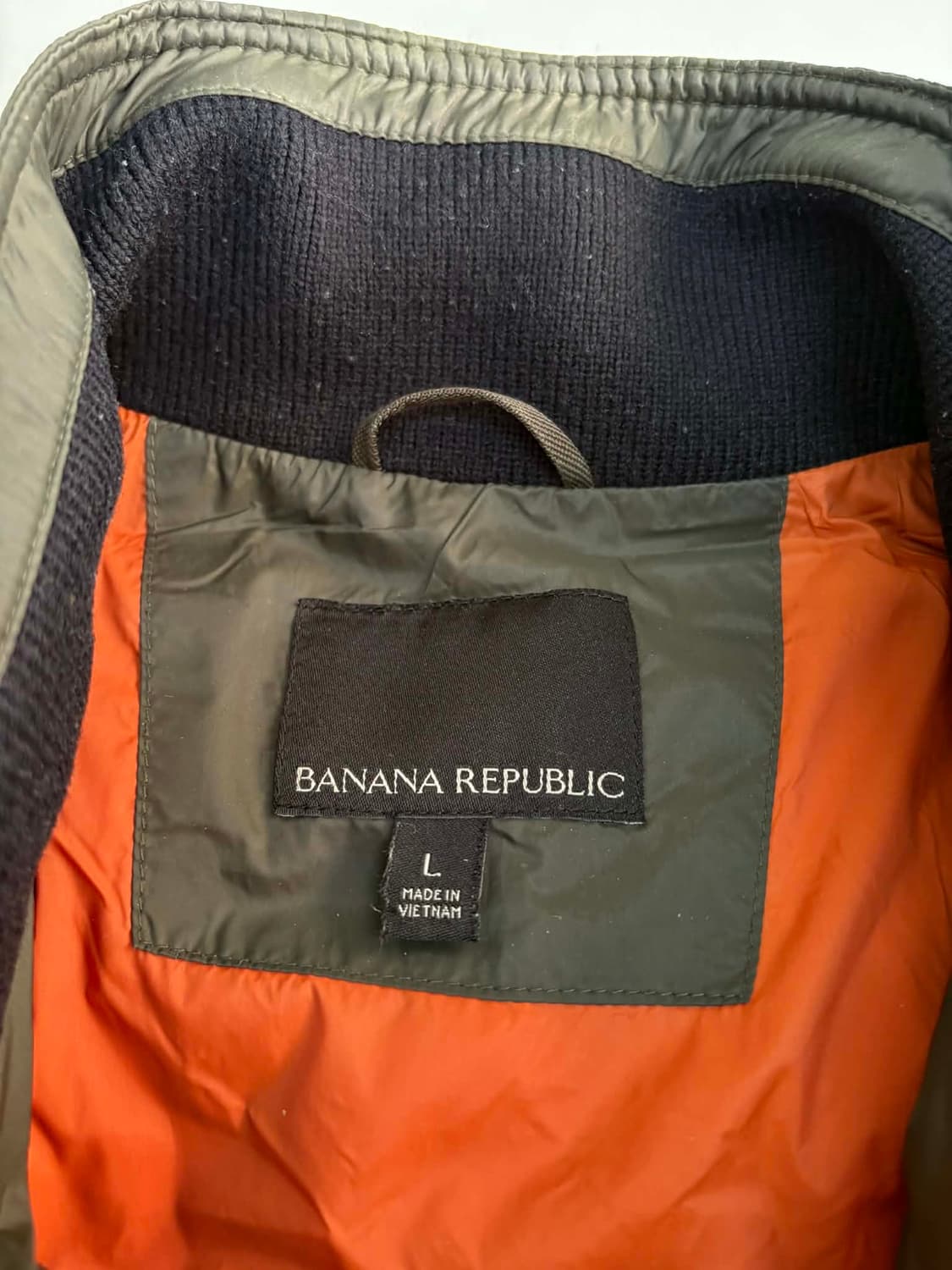 [L] 바나나리퍼블릭 카키 유틸리티 퀄팅 야상 자켓 상품이미지3