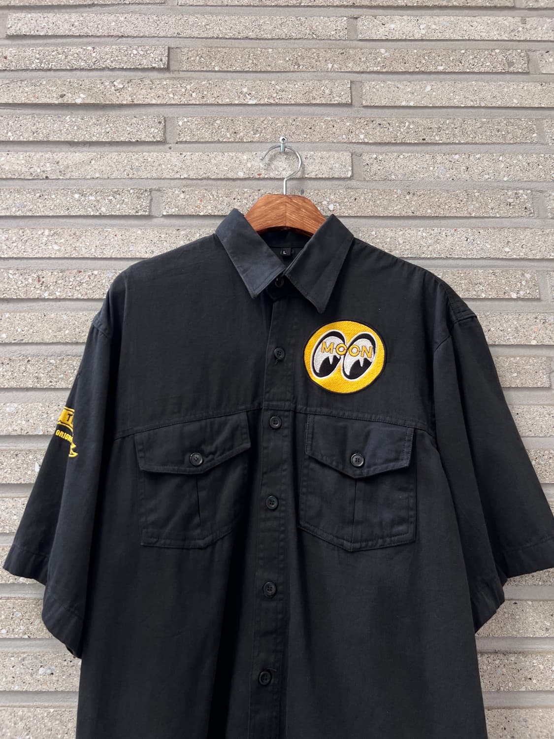 [L]90's Mooneyes 문아이즈 워크셔츠 상품이미지8