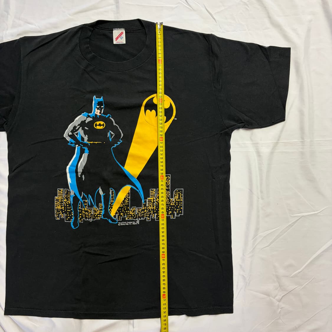 [XL] 80s 배트맨 빈티지 코믹 이미지 티셔츠 상품이미지5