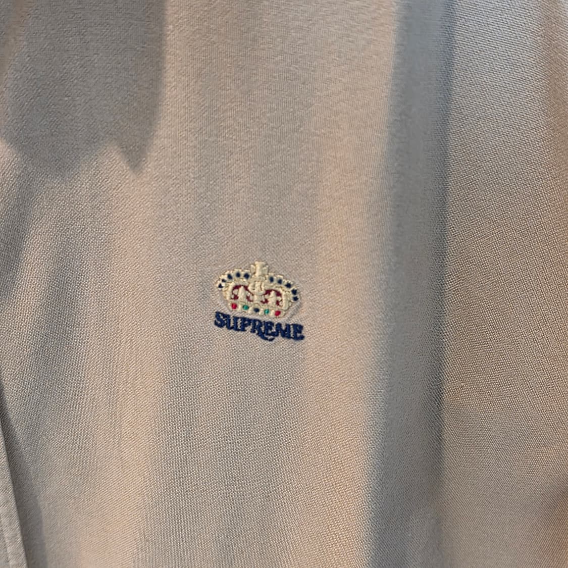 슈프림 베이지색 면 셔츠 L 상품이미지2