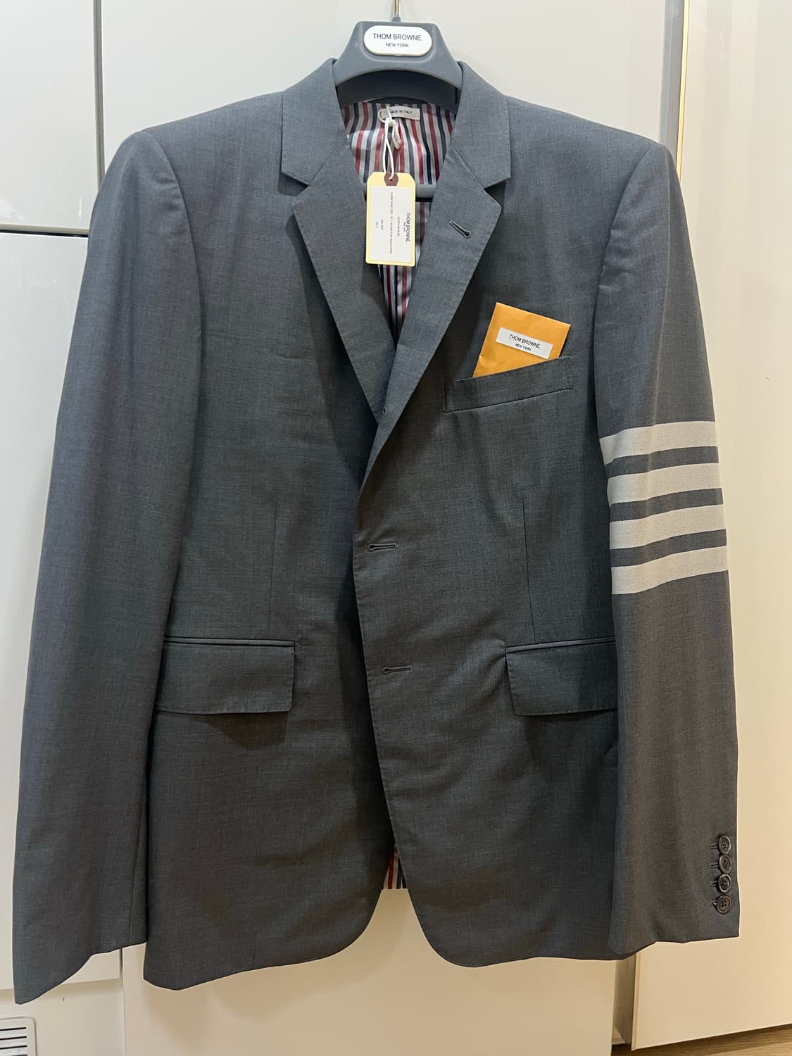 24fw 톰브라운 미드그레이 120수 정장셋업 (새상품급) 상품이미지1