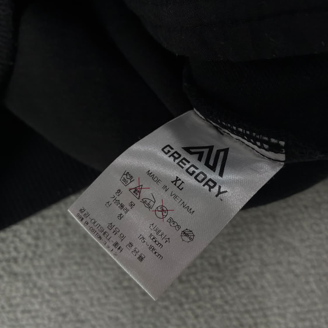 그레고리 블랙 자켓 XL 상품이미지4